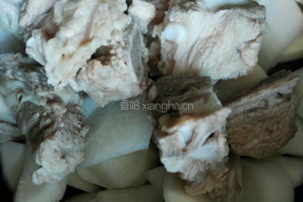 萝卜排骨汤的做法图解4