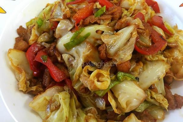 卷心菜炒五花肉的做法图解6