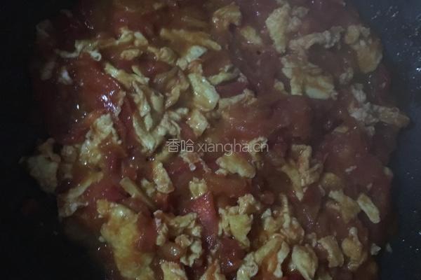 家常西红柿炒鸡蛋的做法图解7