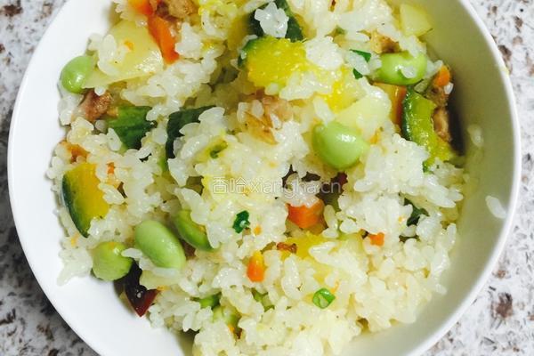 土豆腊肠焖饭的做法图解9