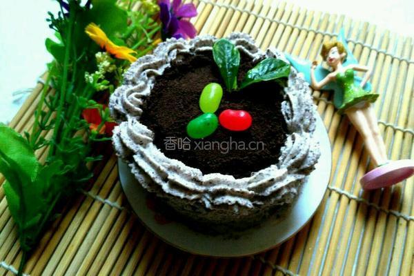 奥利奥咸奶油蛋糕(4寸)的做法图解7