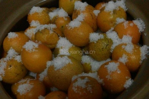 陈酿咸柑橘的做法图解4