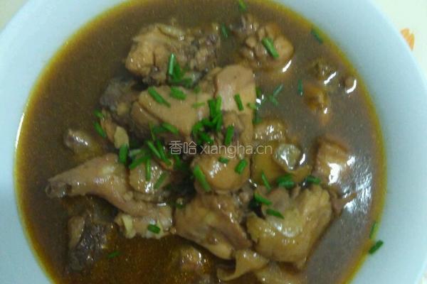 黄焖鸡(咖喱鸡块)的做法图解8
