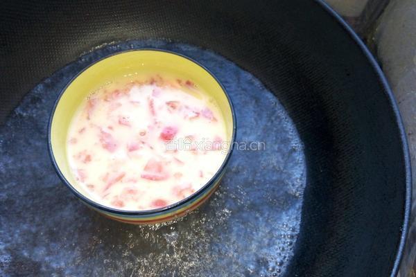 番茄鸡蛋羹的做法图解4