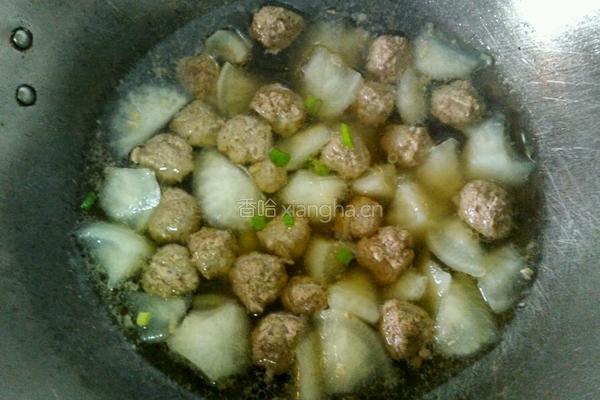 白罗卜肉丸汤的做法图解8