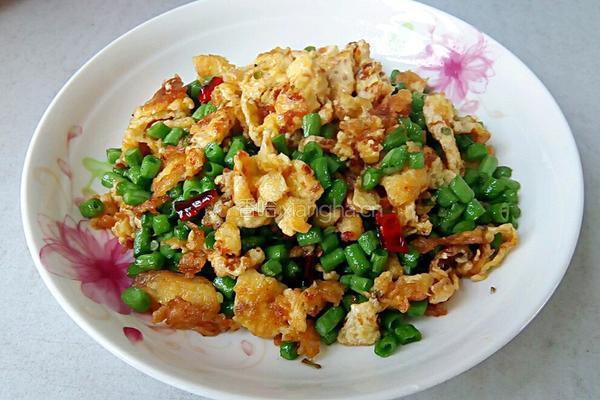 豆角炒蛋的做法图解6