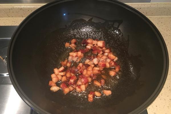 肉丁豆角打卤面的做法图解4