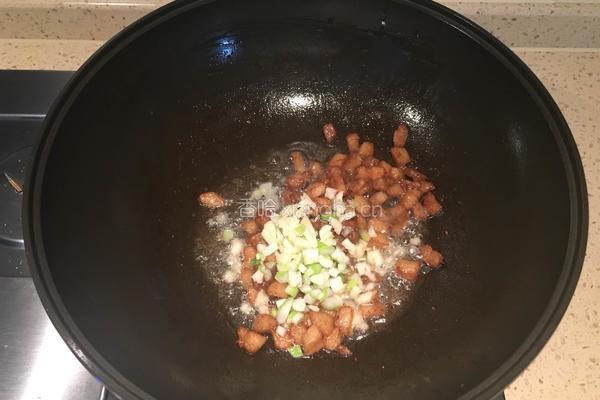 肉丁豆角打卤面的做法图解5