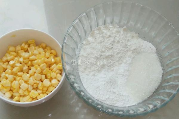 香甜鲜玉米饼的做法图解1