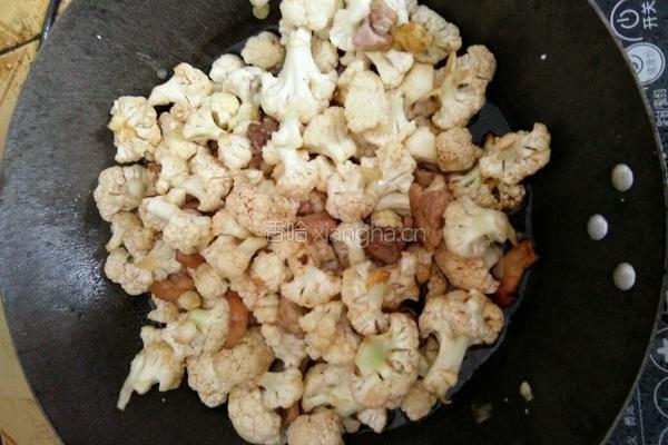 家常炒菜花的做法图解6