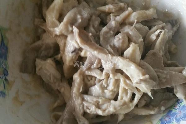 干炸鲜蘑的做法图解3