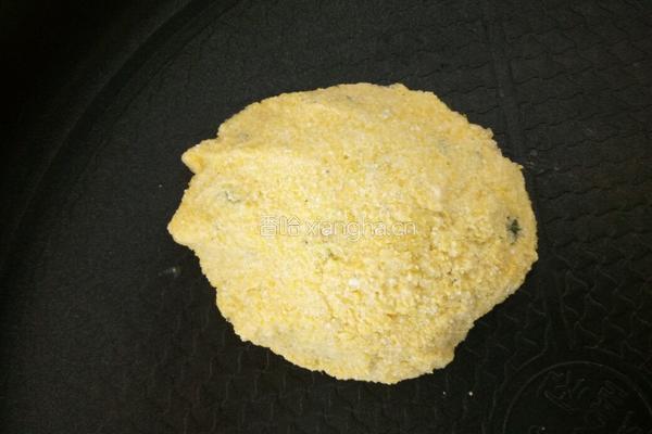 蒜香苋菜玉米饼的做法图解10