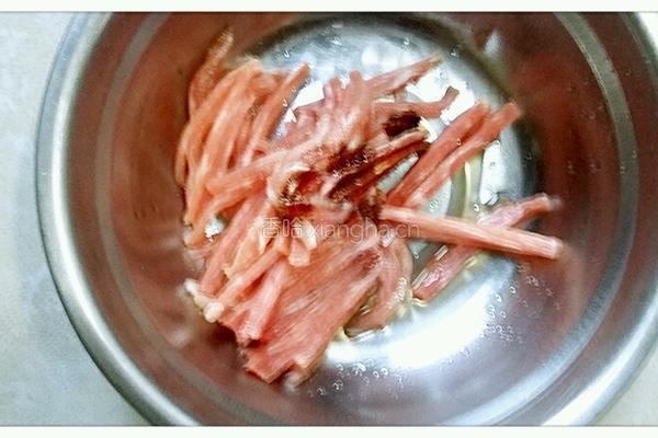 麻辣泡菜肉丝的做法图解4