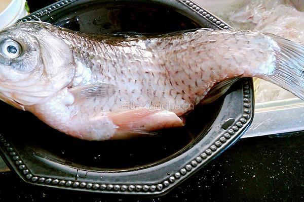 红烧鲫鱼（我老公烧的哦）的做法图解1