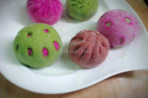 果蔬豆沙包