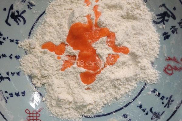 彩虹猪肉虾仁饺的做法图解2