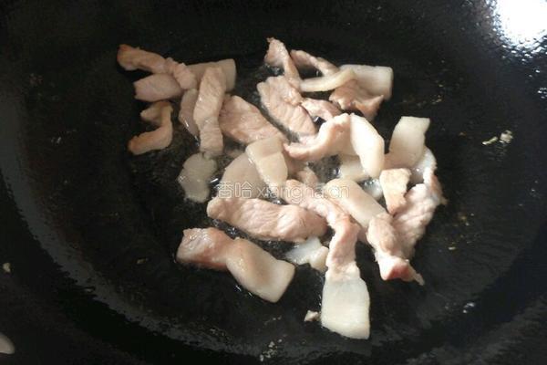 缸豆炒肉的做法图解5