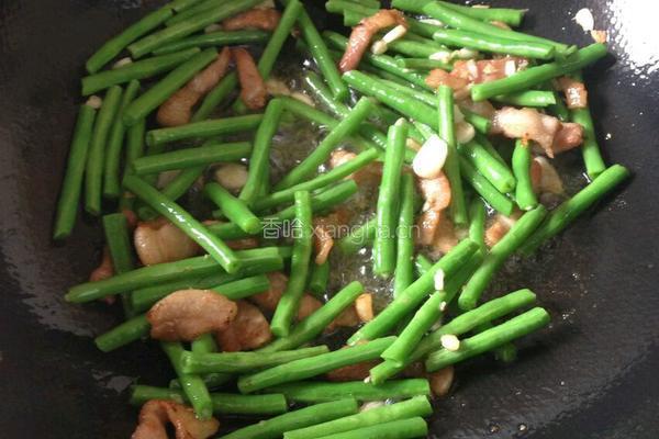 缸豆炒肉的做法图解6