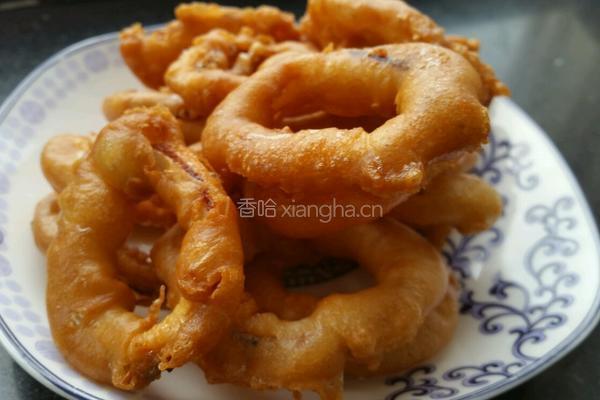 香酥鱿鱼圈的做法图解6