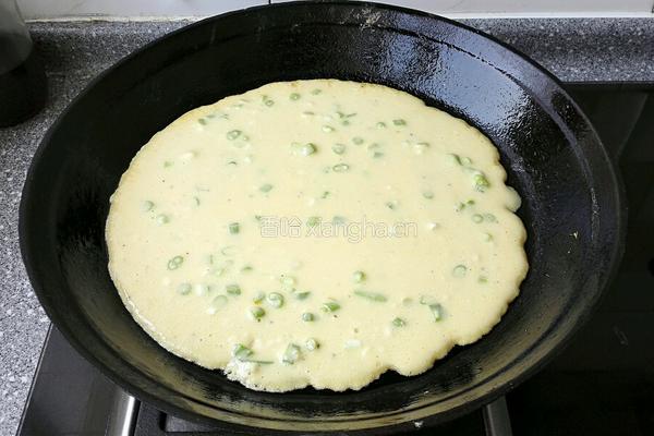 香葱鸡蛋饼的做法图解8