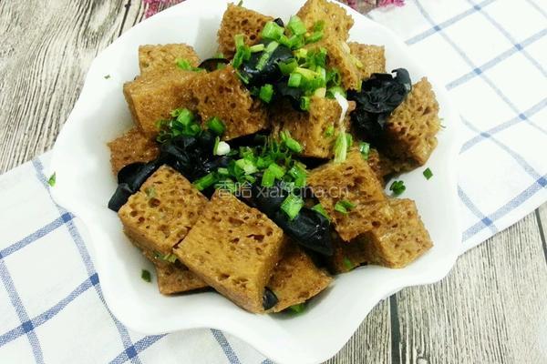 木耳烤麸的做法图解8