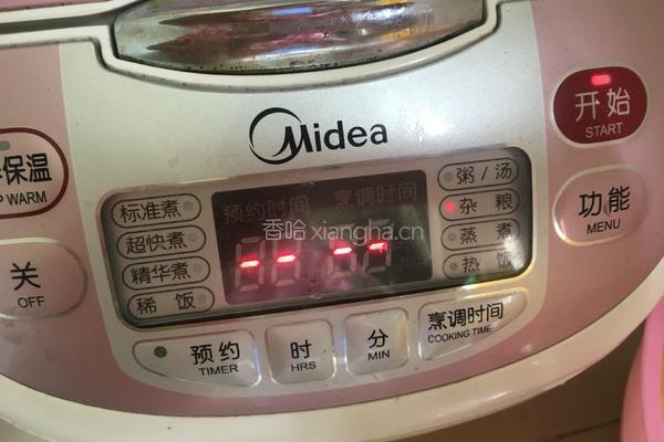红豆黑米粥的做法图解5