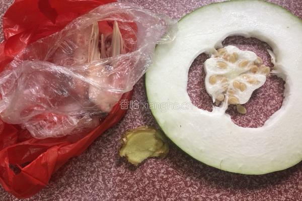 鸭头炖冬瓜汤的做法图解1