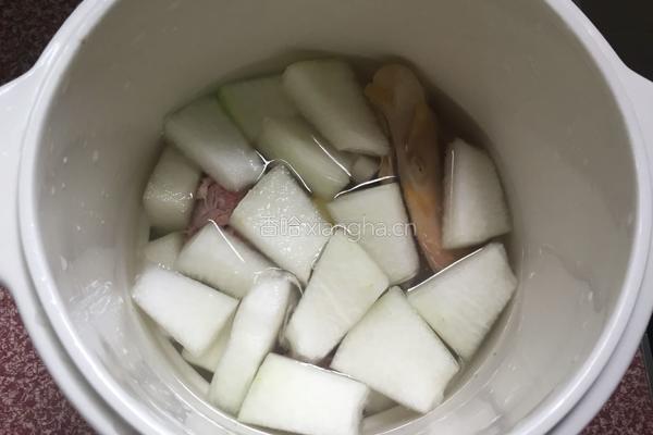 鸭头炖冬瓜汤的做法图解6