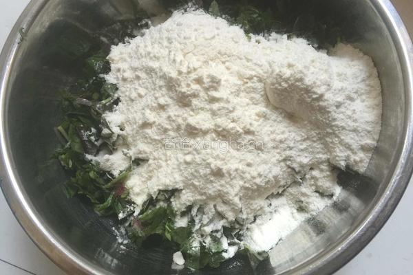 苋菜麦饭的做法图解3