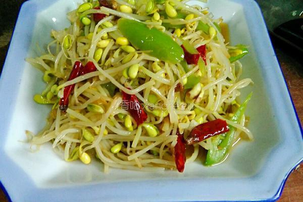 酸辣黄豆芽（治疗口腔溃疡的良方）的做法图解7