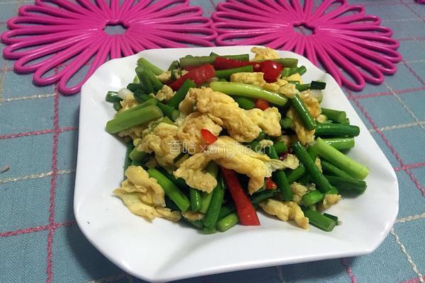 蒜苔炒鸡蛋的做法图解6