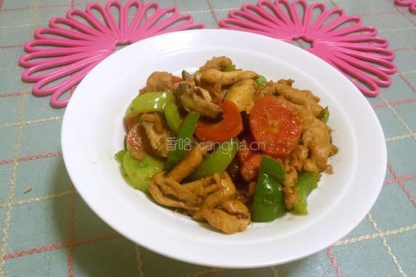 香菇鸡脯肉的做法图解6