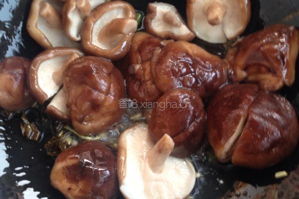 香菇油菜的做法图解5