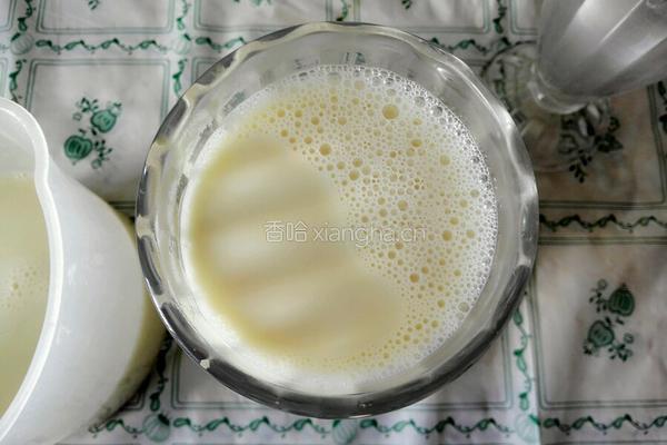 抹茶杏仁豆浆的做法图解6