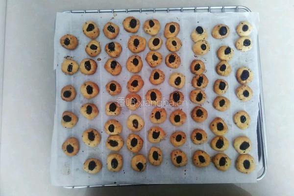 黑加仑芝麻饼干的做法图解10