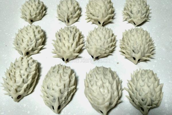 刺猬豆沙包的做法图解6