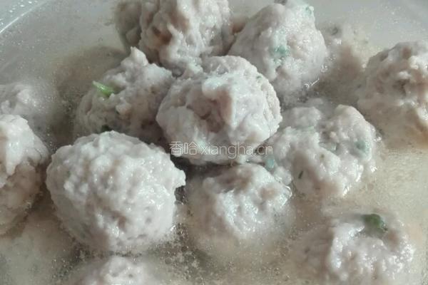 鲜肉丸的做法图解5