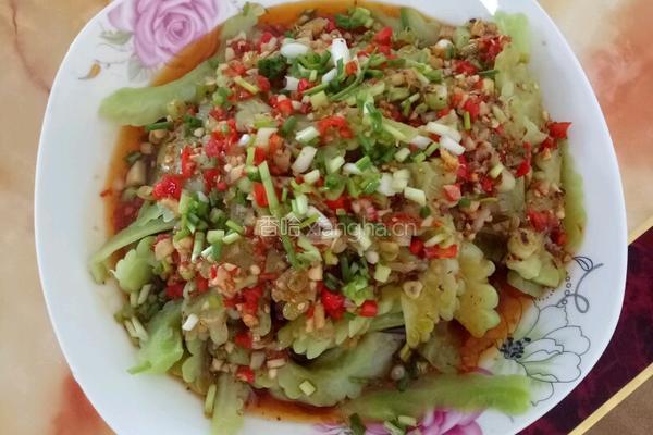 凉拌苦瓜的做法图解5