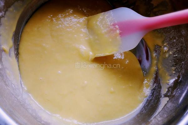 拉花戚风蛋糕（八寸)的做法图解6