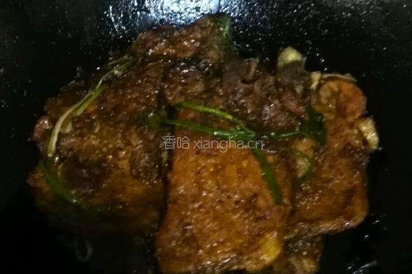 葱烤大排的做法图解6
