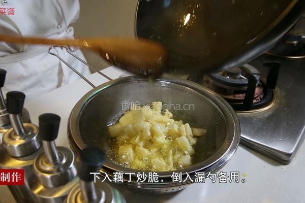 香辣藕丁的做法图解4