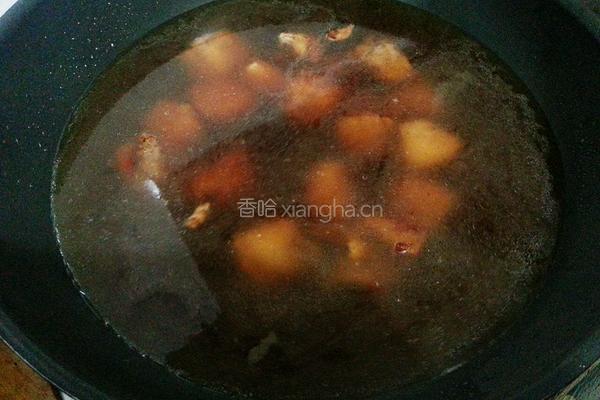 豆腐干烧排骨的做法图解5