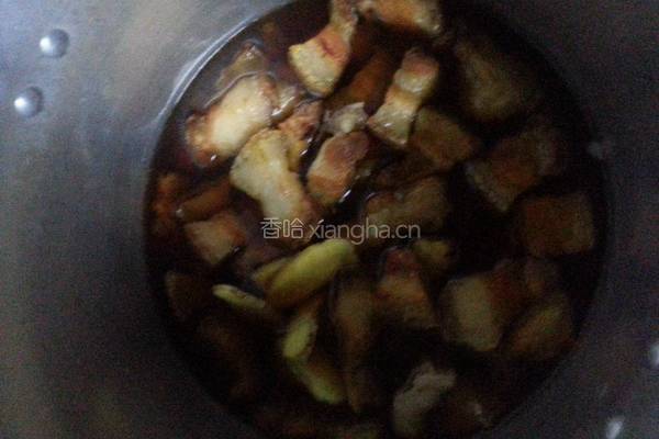 自创红烧肉的做法图解5