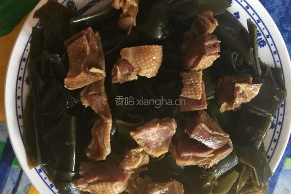 板鸭烧海带结的做法图解7