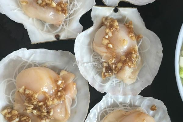 蒜蓉粉丝蒸扇贝的做法图解4