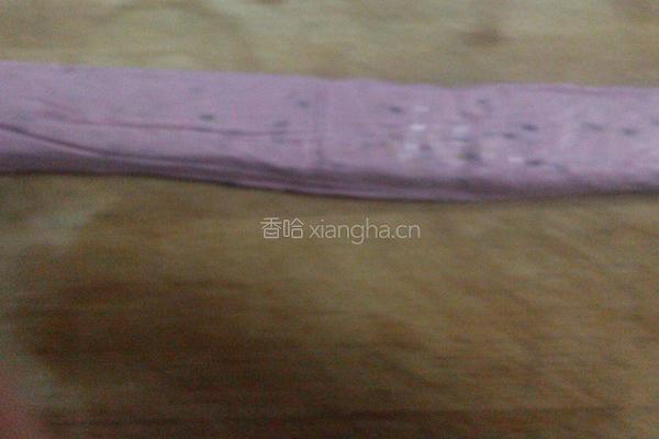 奶香紫薯芝麻饼的做法图解5