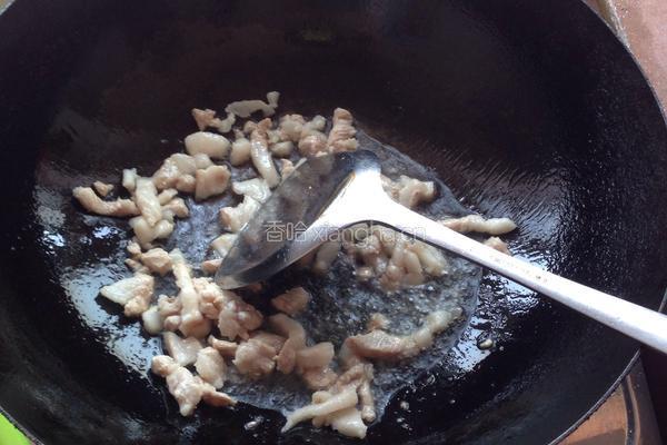 长豆角炒瘦肉的做法图解3