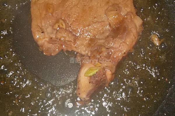 香煎大排的做法图解4