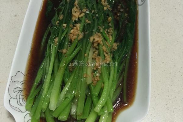 白灼菜心的做法图解9