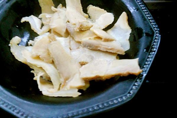 腊肉炒香椿的做法图解4